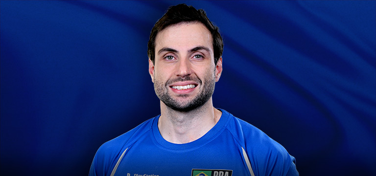 Retrato oficial do piloto brasileiro Adriano Carrazza, que terminou em décimo na Nations Cup de Singapura.